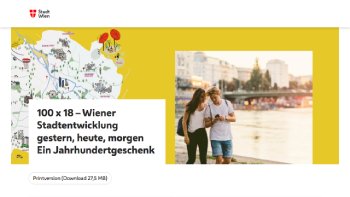 Screenshot Startseite 100 Jahre Stadtplanung